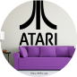 Preview: Wandtattoo Atari Logo